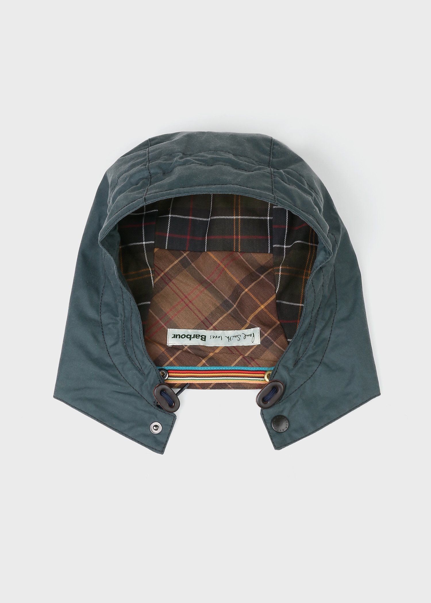 "Paul Smith Loves Barbour" デタッチャブルフード