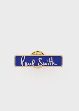 "Paul Smith Loves Barbour" "Signature Logo" ピンバッジ