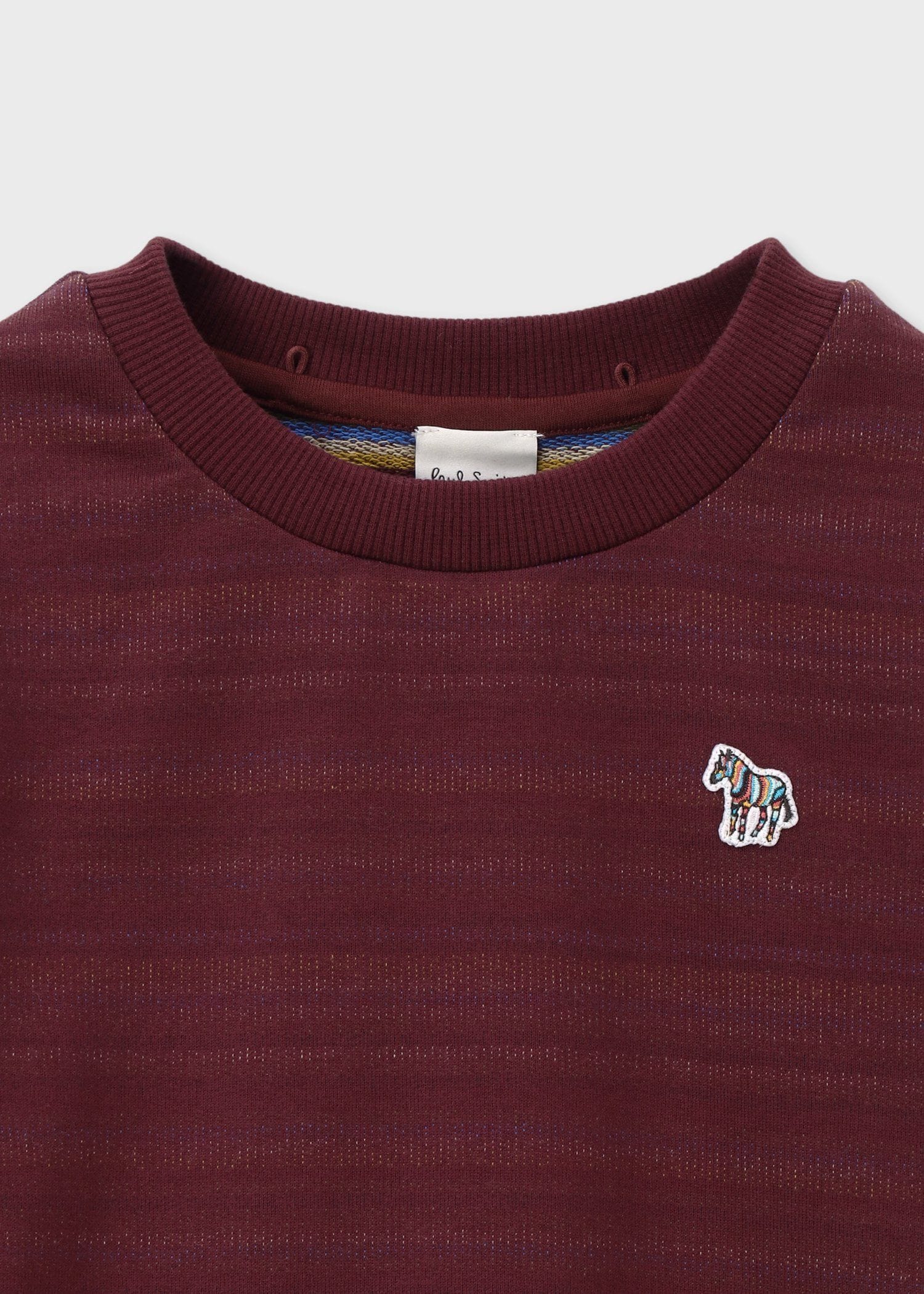 ジュニア ボーダー裏毛 プルオーバーパーカ