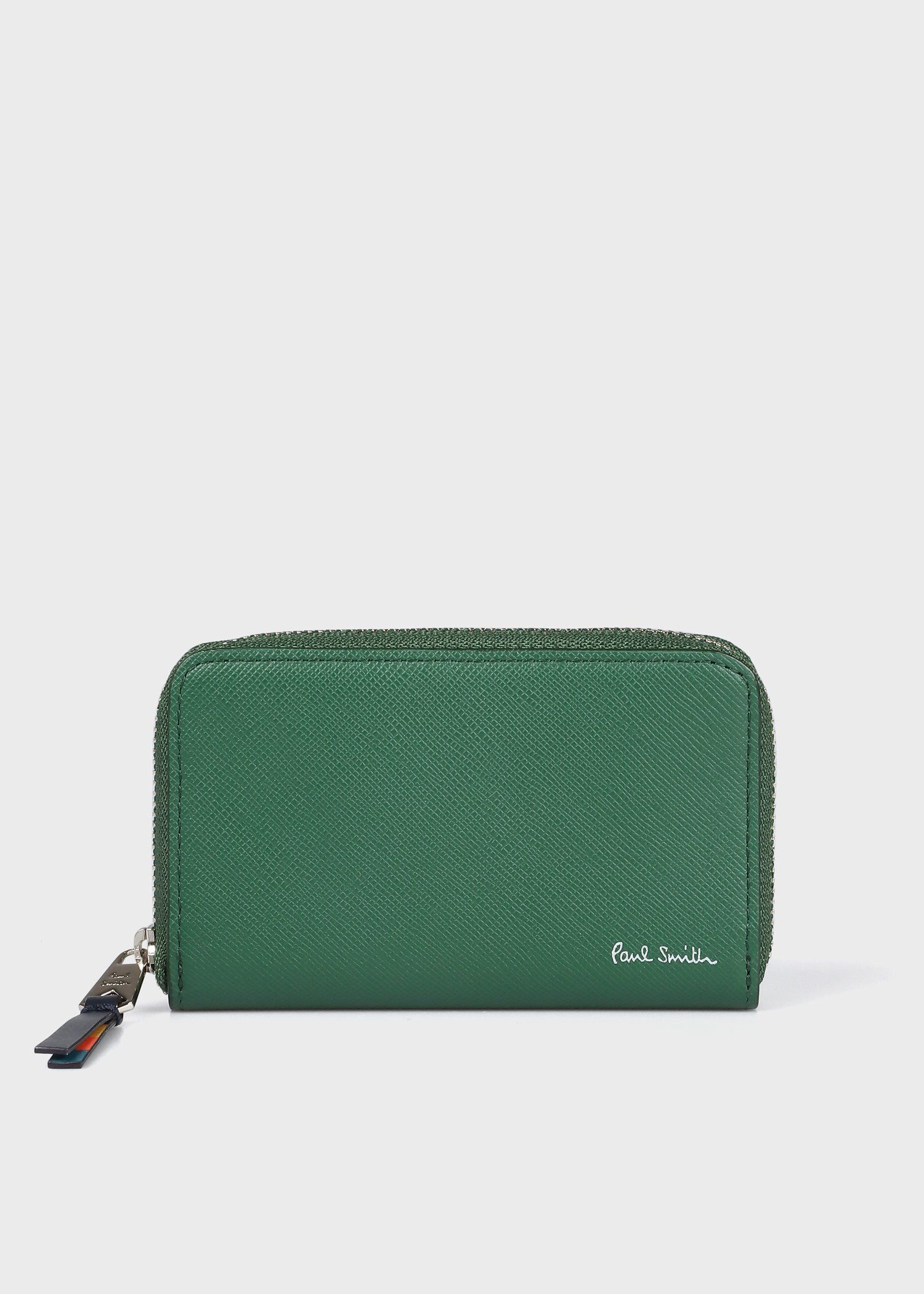 ブライトストライププラー カード＆コインケース（グリーン） ｜ポール