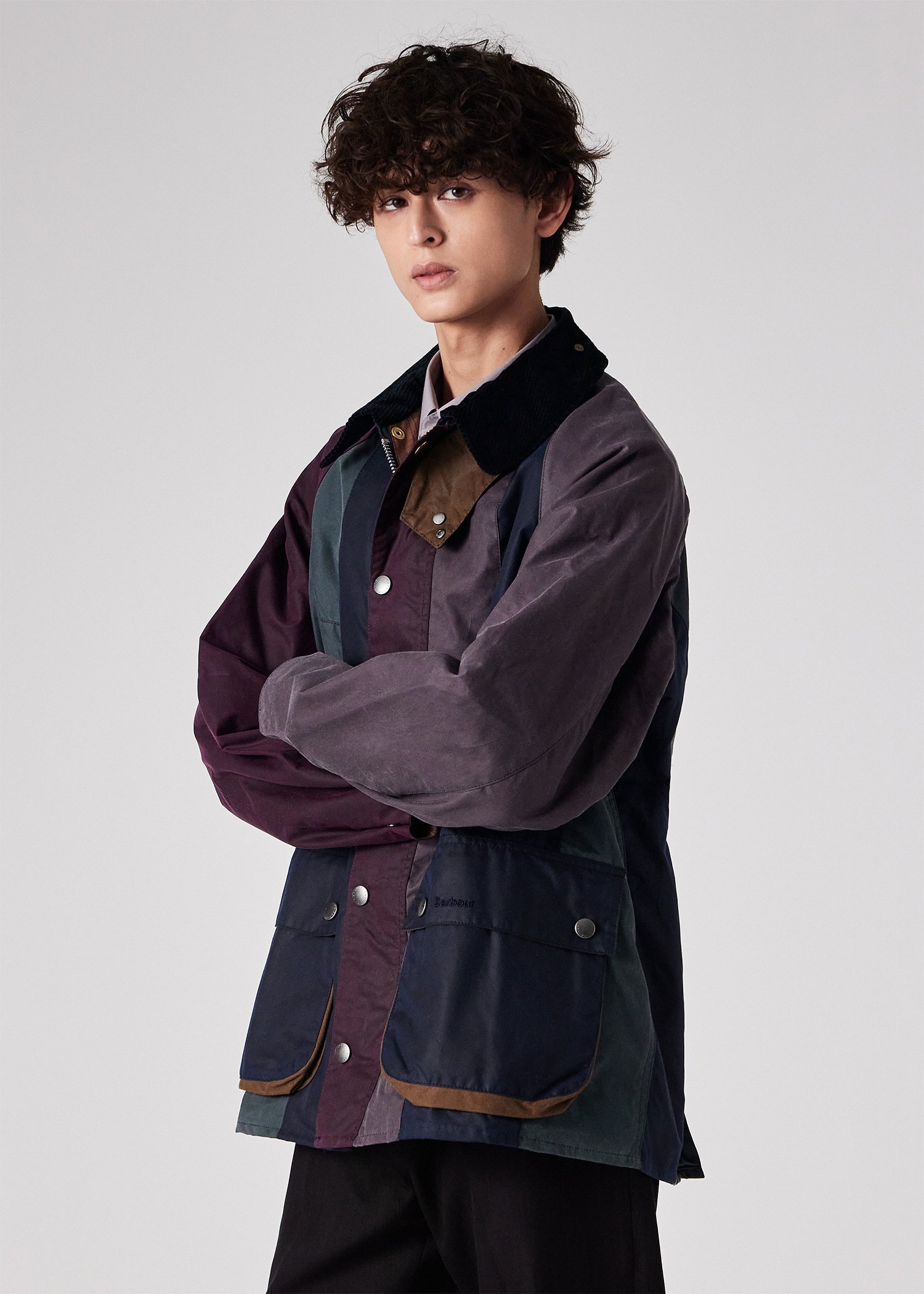 "Paul Smith Loves Barbour" Bedale ミックスアップ ジャケット