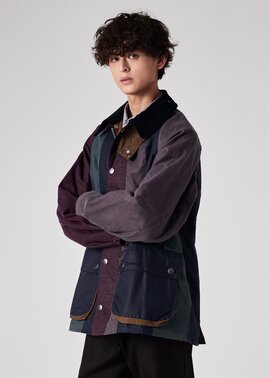 "Paul Smith Loves Barbour" Bedale ミックスアップ ジャケット