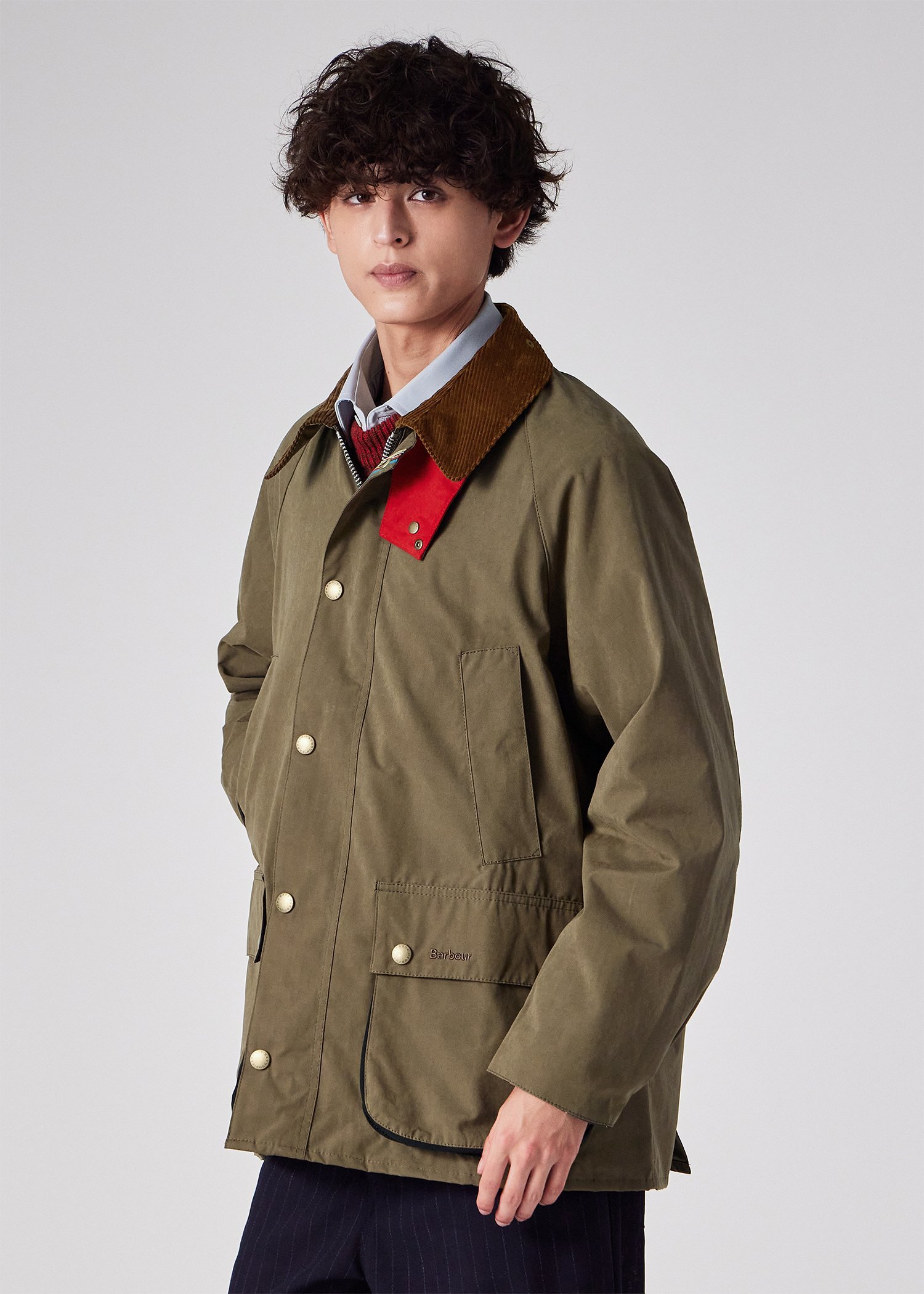 "Paul Smith Loves Barbour" Bedale ピーチスキンジャケット