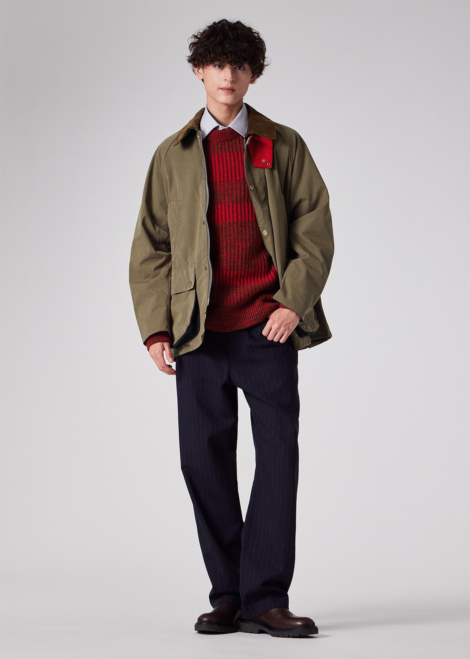 "Paul Smith Loves Barbour" Bedale ピーチスキンジャケット