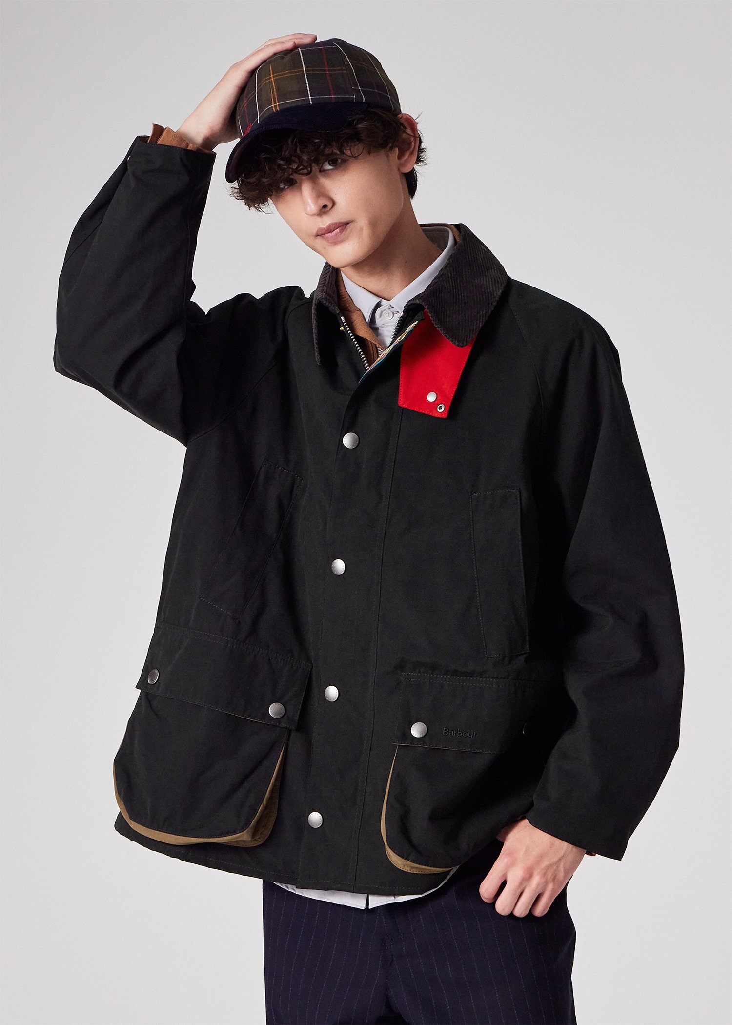 "Paul Smith Loves Barbour" Bedale ピーチスキンジャケット