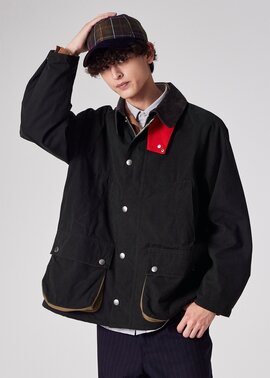 "Paul Smith Loves Barbour" Bedale ピーチスキンジャケット