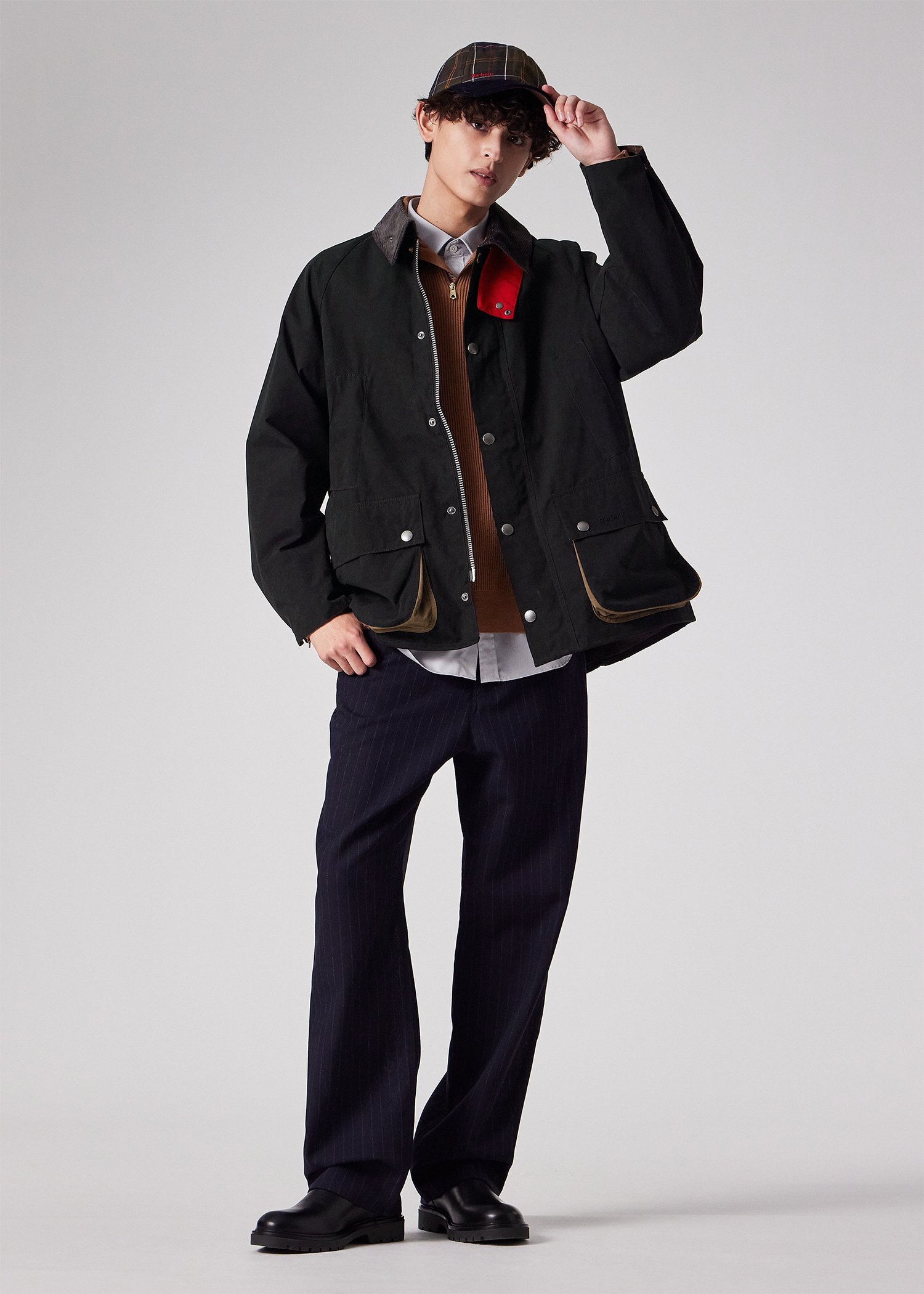 "Paul Smith Loves Barbour" Bedale ピーチスキンジャケット