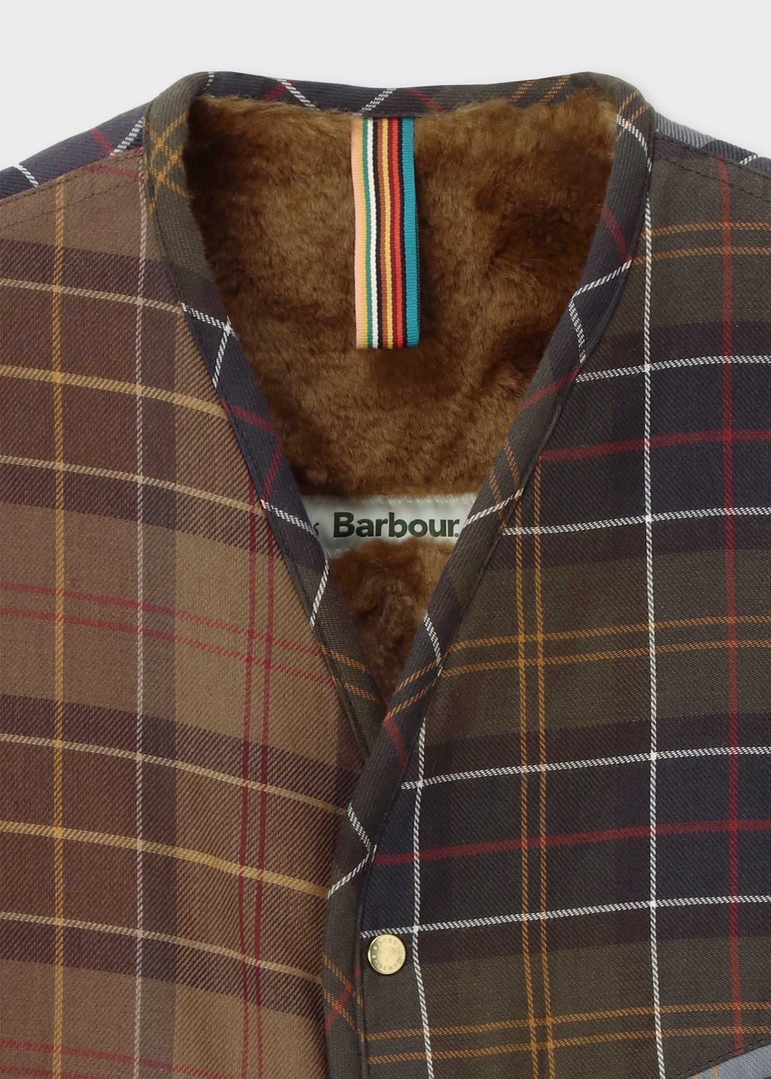 "Paul Smith Loves Barbour" タータンチェックベスト