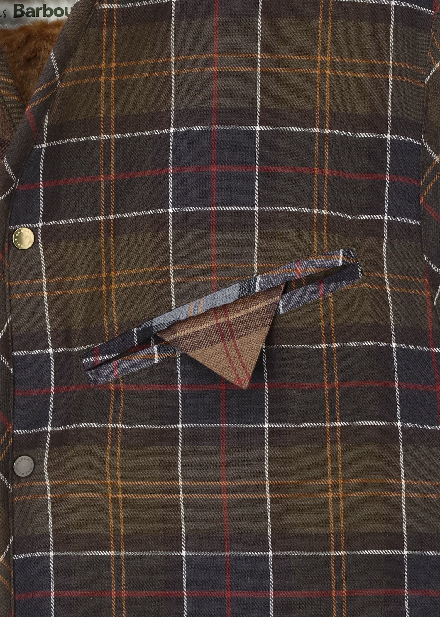 "Paul Smith Loves Barbour" タータンチェックベスト