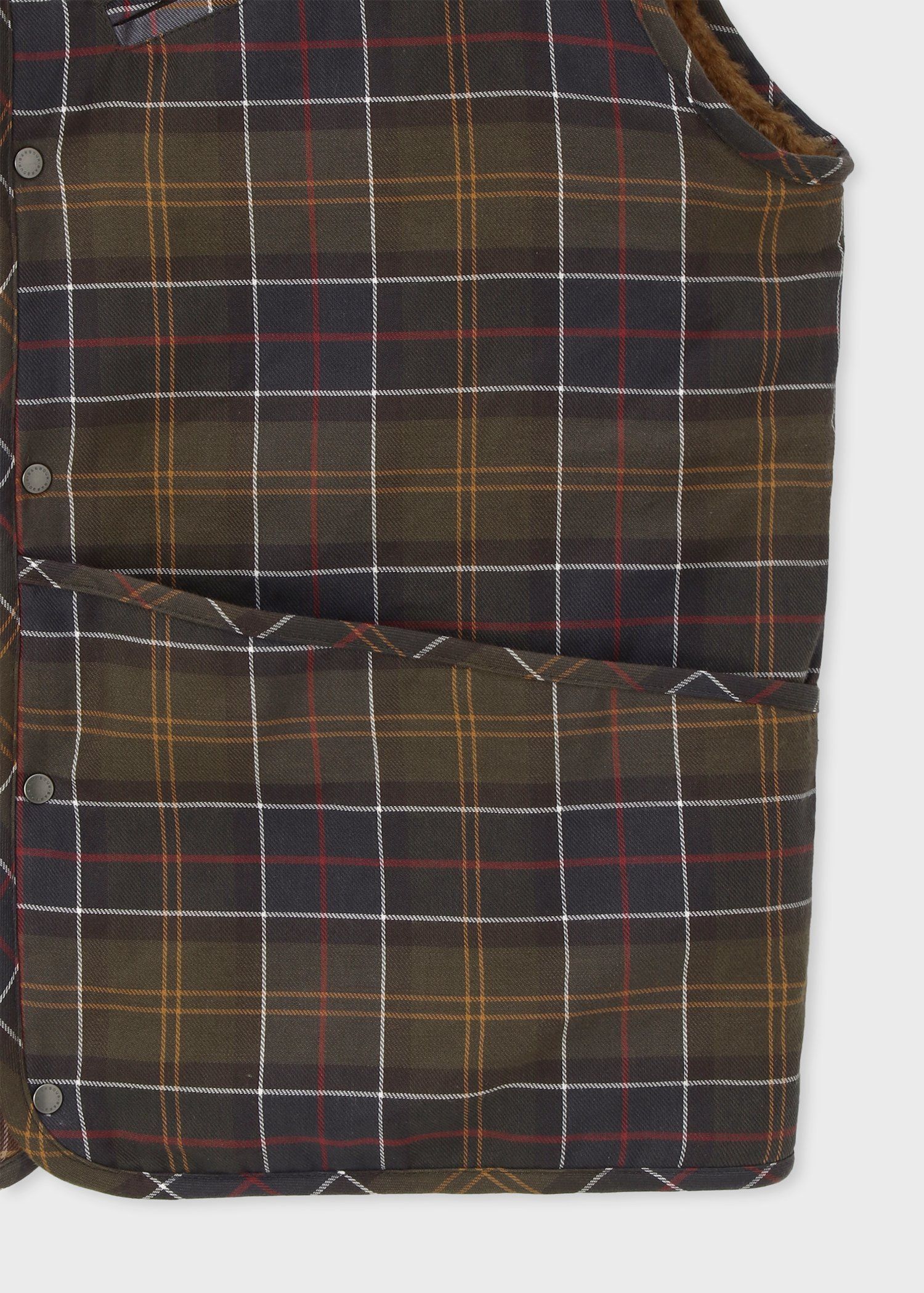 "Paul Smith Loves Barbour" タータンチェックベスト