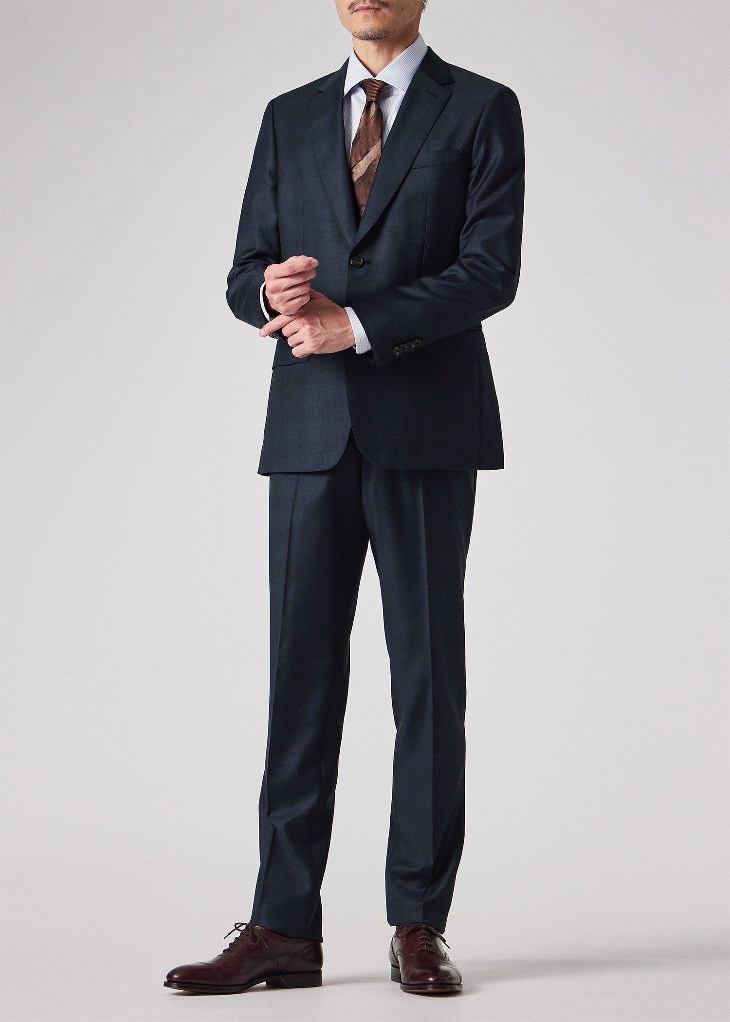 クラシックチェック 2B スーツ（ネイビー） ｜ポール・スミス