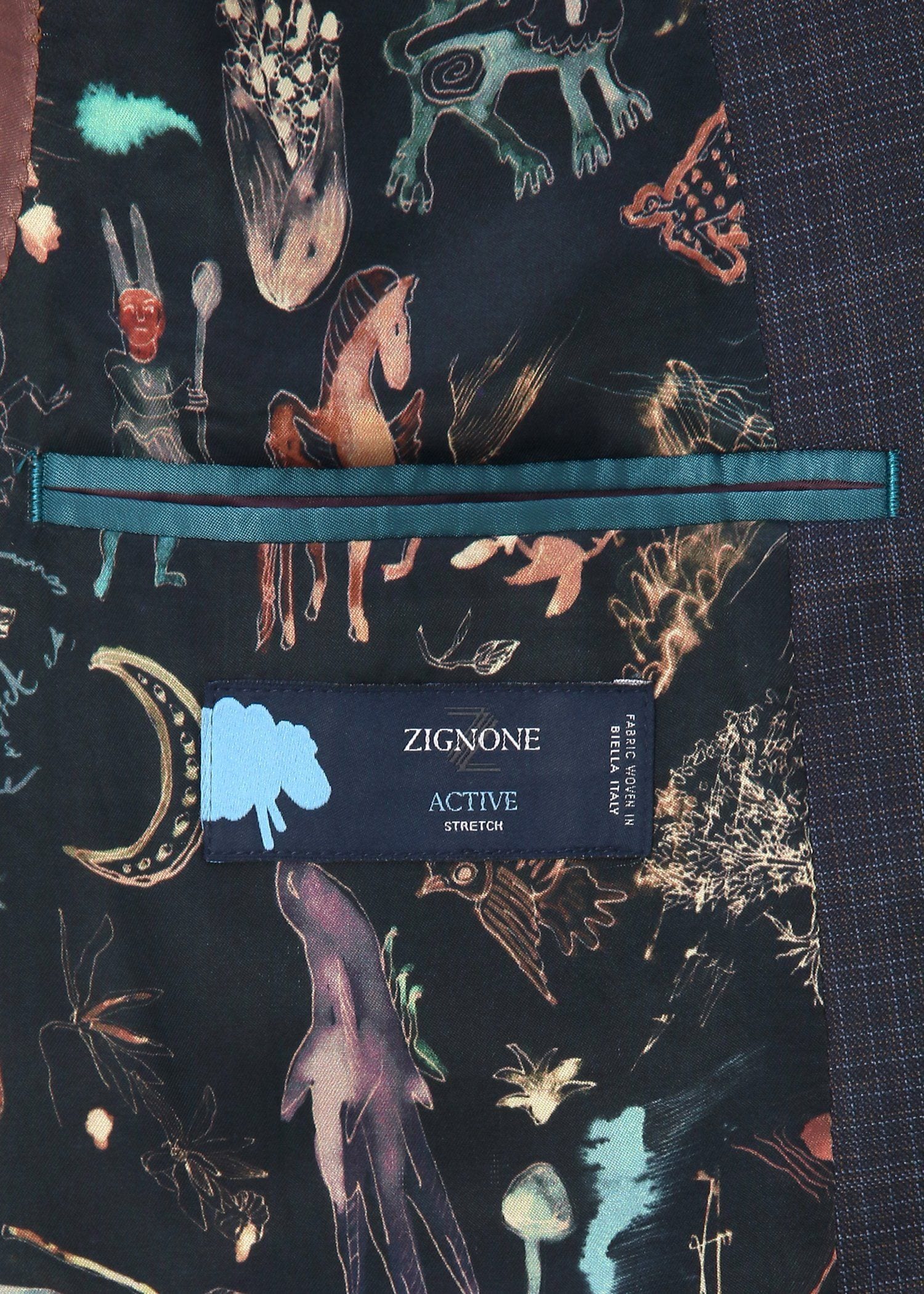 コントラストチェック 2B スーツ（ネイビー） ｜ポール・スミス