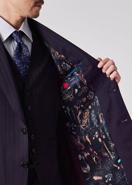 コントラストストライプ 2B スーツ ｜ポール・スミス