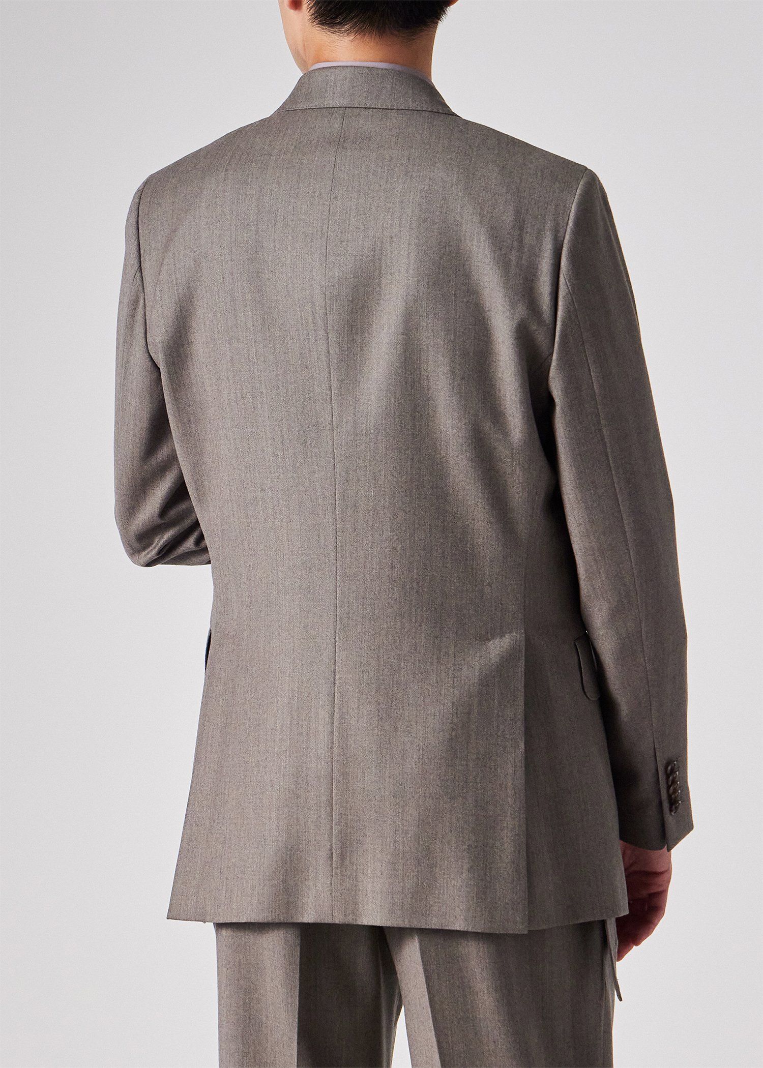 ウールカシミヤフランネル ダブルブレストジャケット