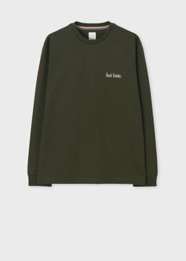 "Afterimage Logo" 長袖Tシャツ