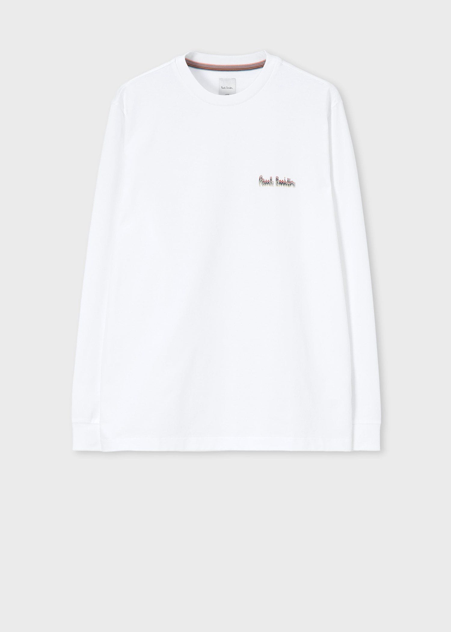 "Afterimage Logo" 長袖Tシャツ