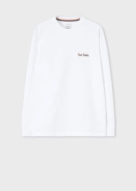 "Afterimage Logo" 長袖Tシャツ