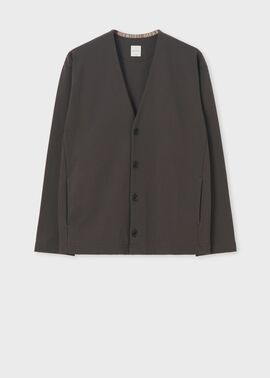 ダークグレー カラフル刺繍 カーディガン ポール.スミス 未着用品 ポンチVネック カーディガン（ダークグレー） ｜ポール・スミス