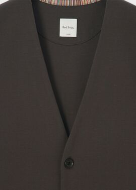 ポンチVネック カーディガン（ダークグレー） ｜ポール・スミス