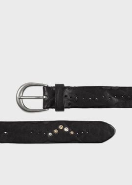 ヴィンテージライク スタッズ ベルト