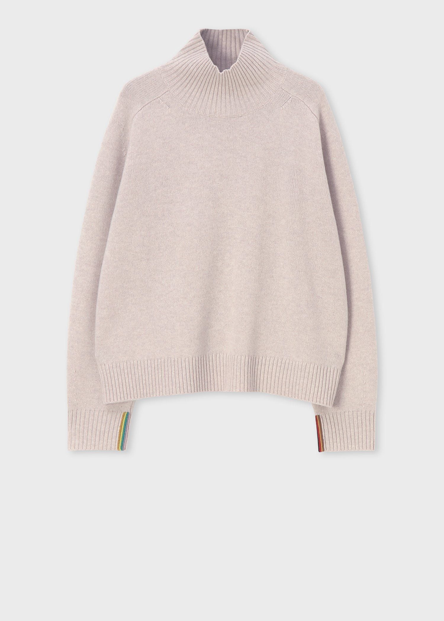 ウィメンズ インターシャ ストライプ ニット