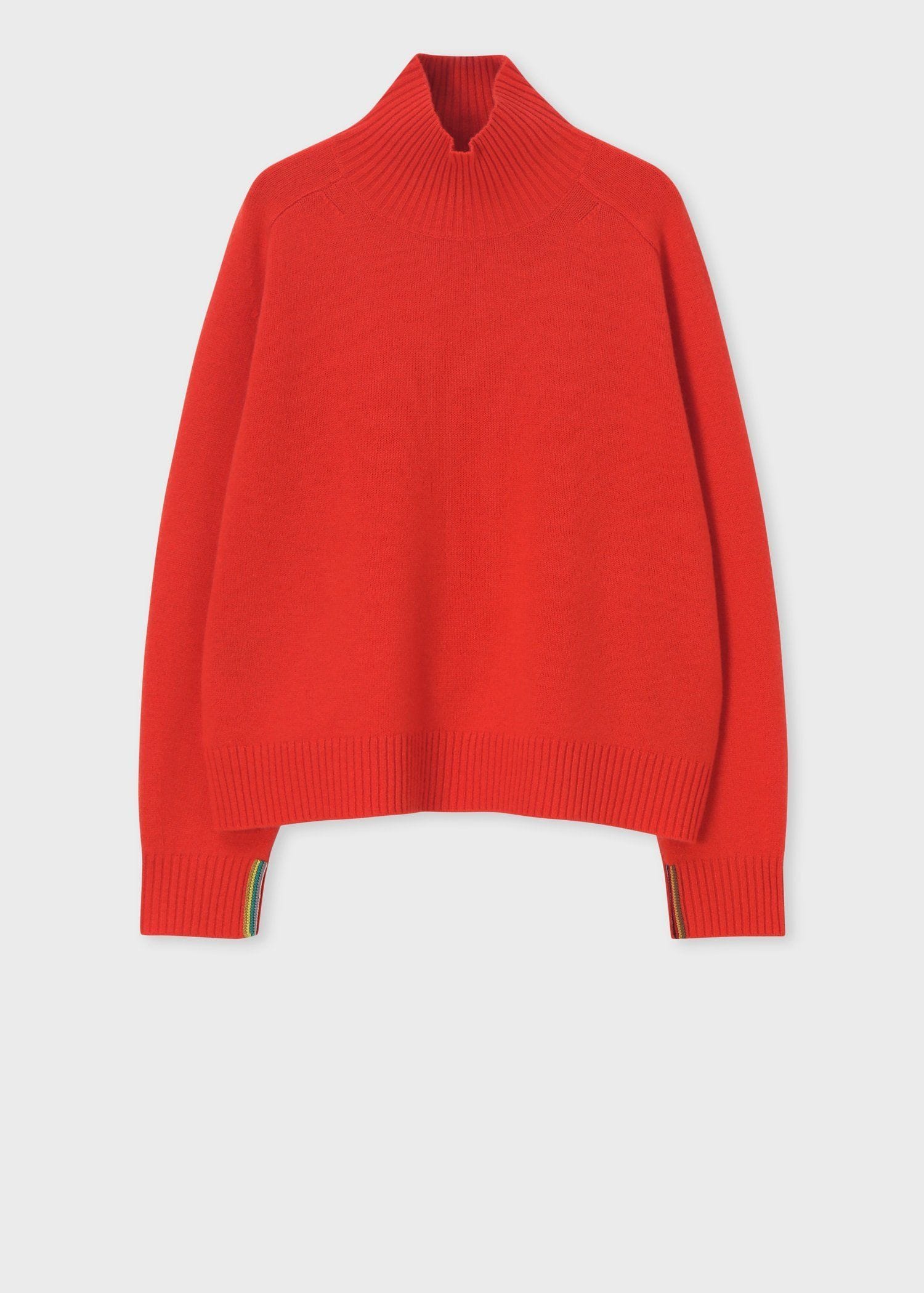 ウィメンズ インターシャ ストライプ ニット