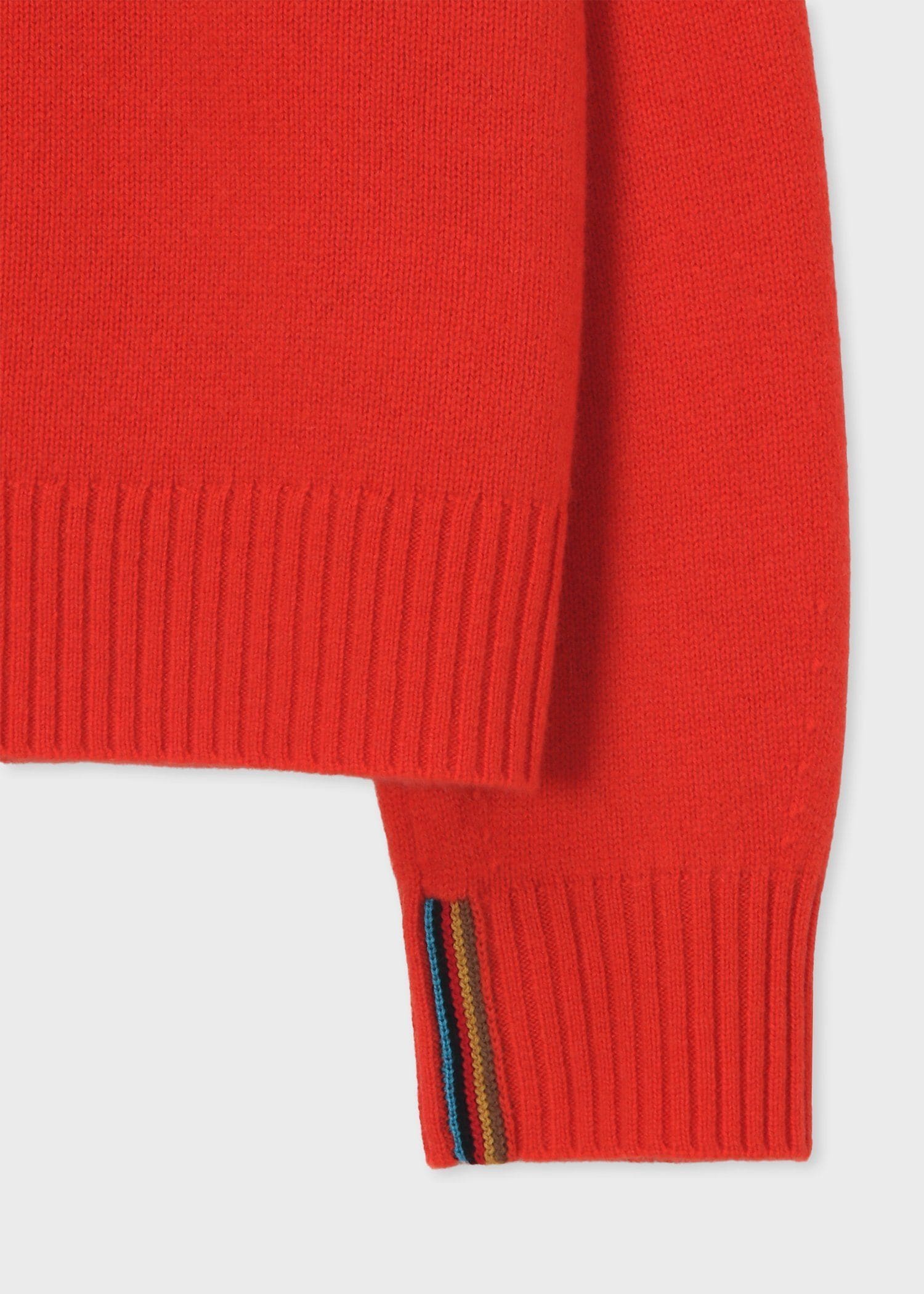 ウィメンズ インターシャ ストライプ ニット