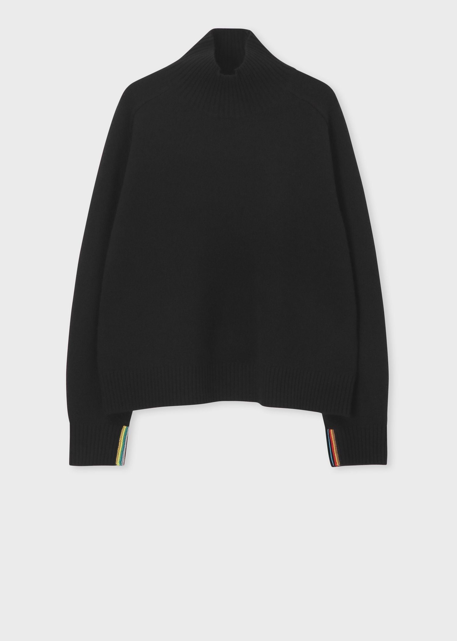 ウィメンズ インターシャ ストライプ ニット