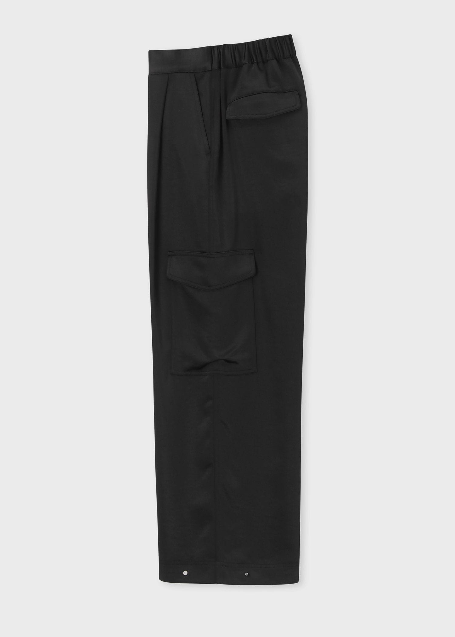 ウィメンズ サテン ミリタリー カーゴパンツ