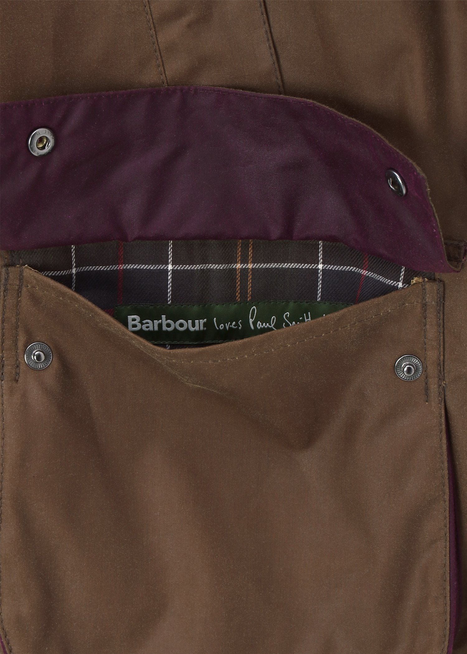 ウィメンズ "Paul Smith Loves Barbour" Bedale ワックスジャケット