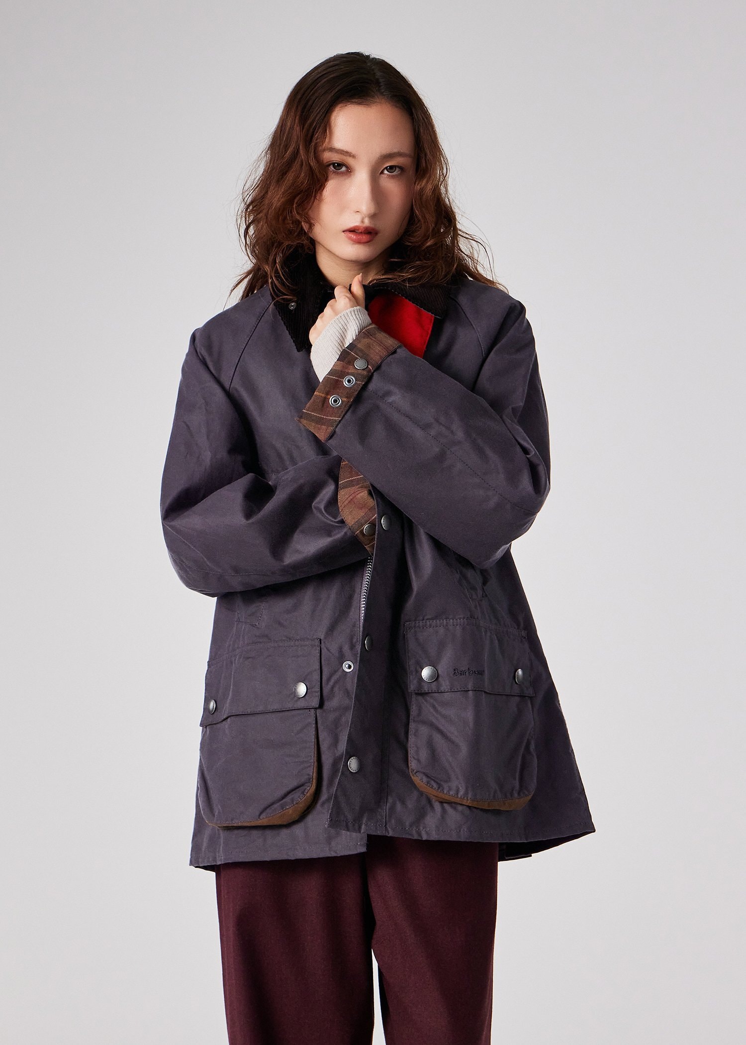 ウィメンズ "Paul Smith Loves Barbour" Bedale ワックスジャケット