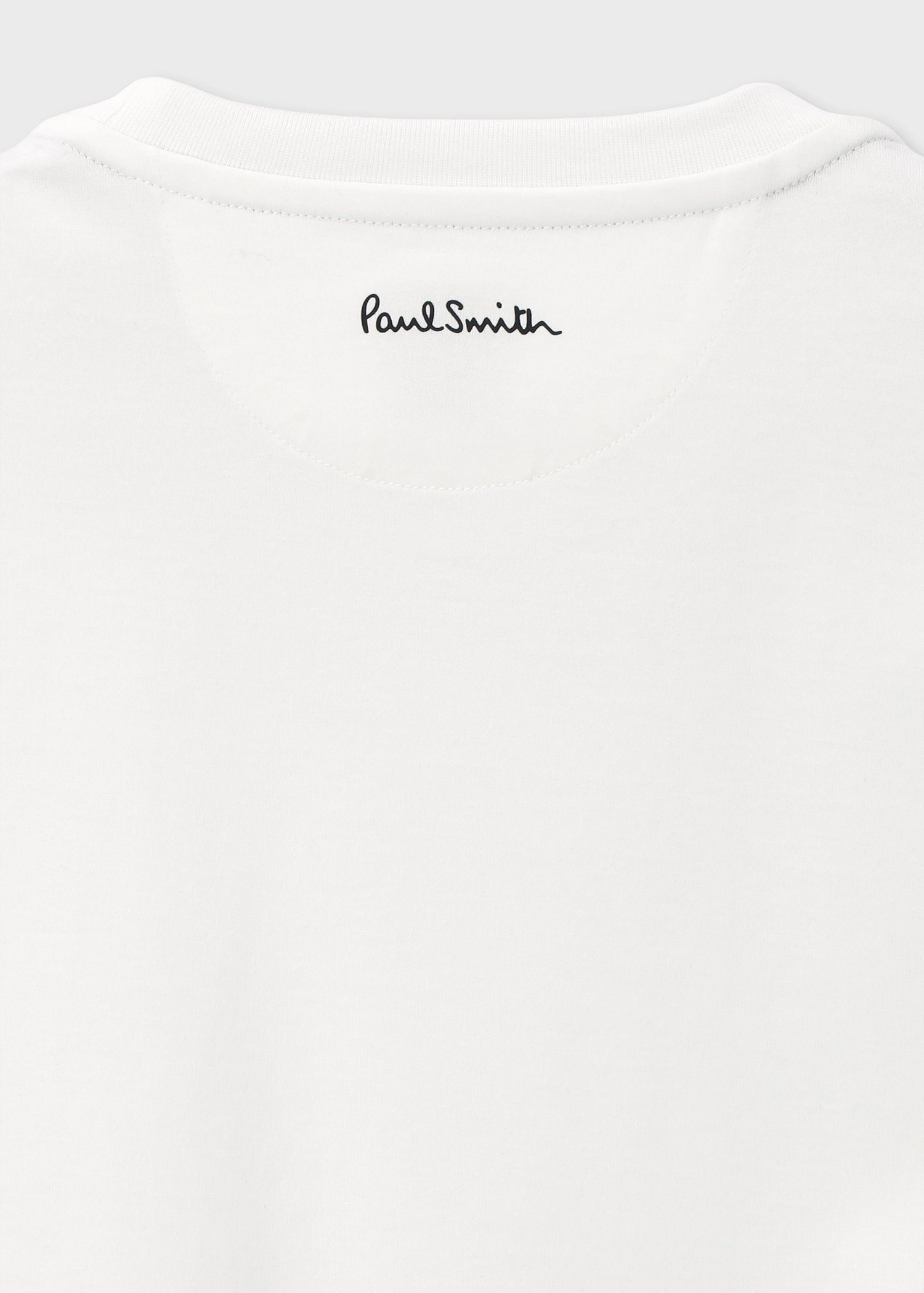 "Cropped logo" 長袖Tシャツ