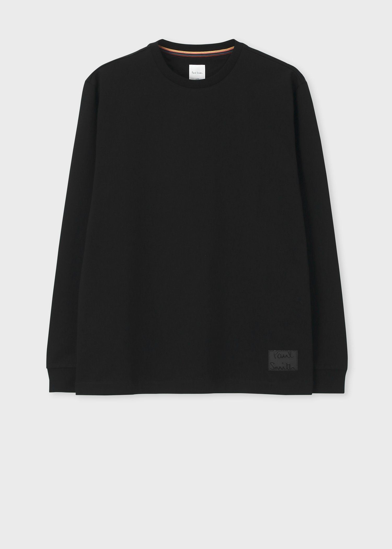 "Cropped logo" 長袖Tシャツ