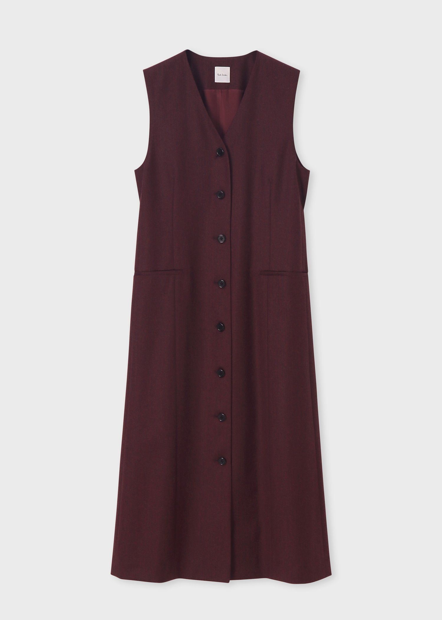 ウィメンズ カシミアブレンド フランネル ジャンパースカート