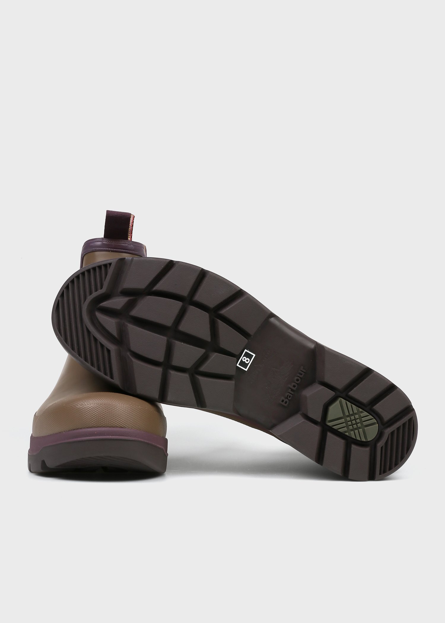 "Paul Smith Loves Barbour" カラーブロック サイドゴアレインブーツ