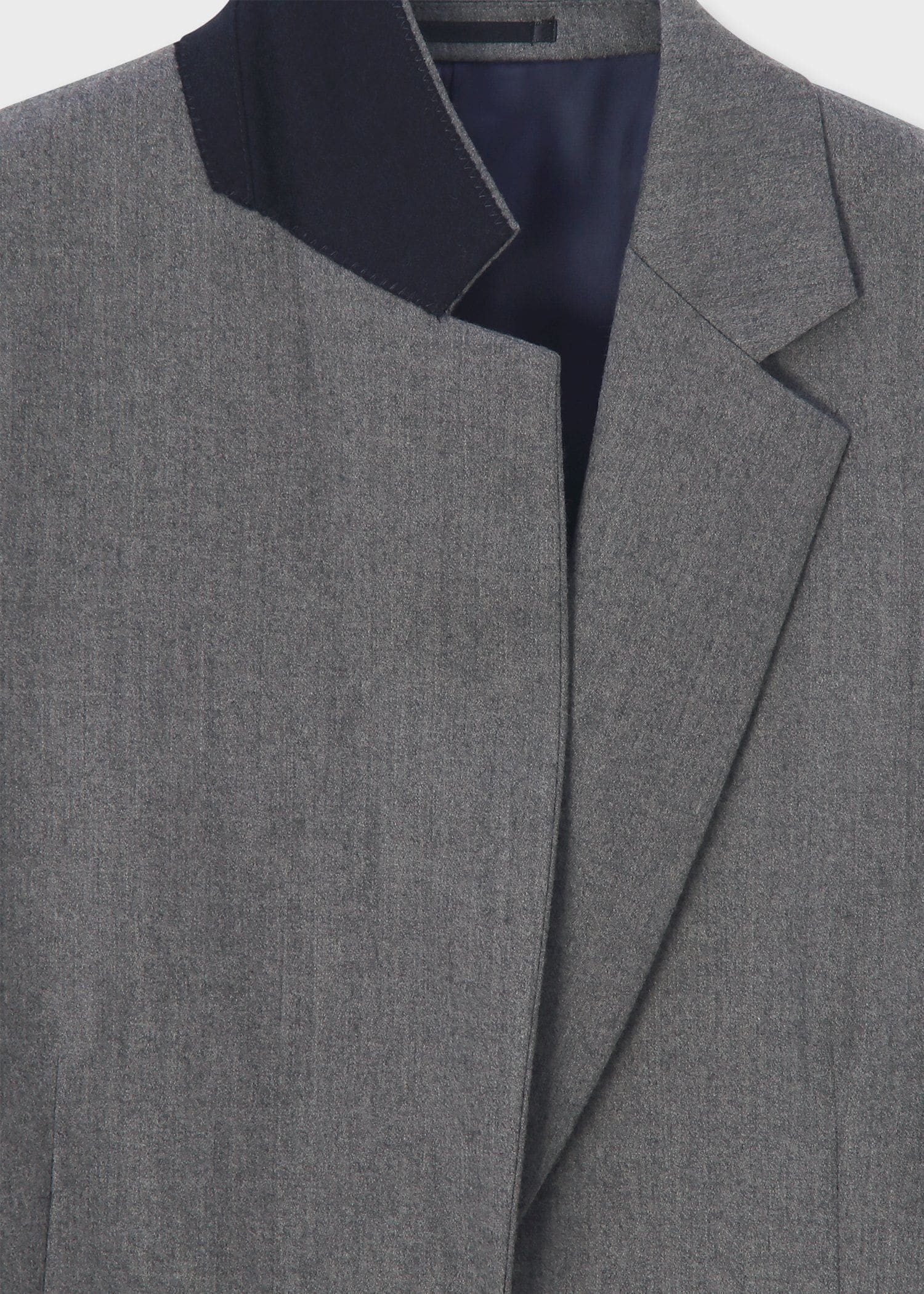 ウィメンズ カシミアブレンド フランネル ジャケット