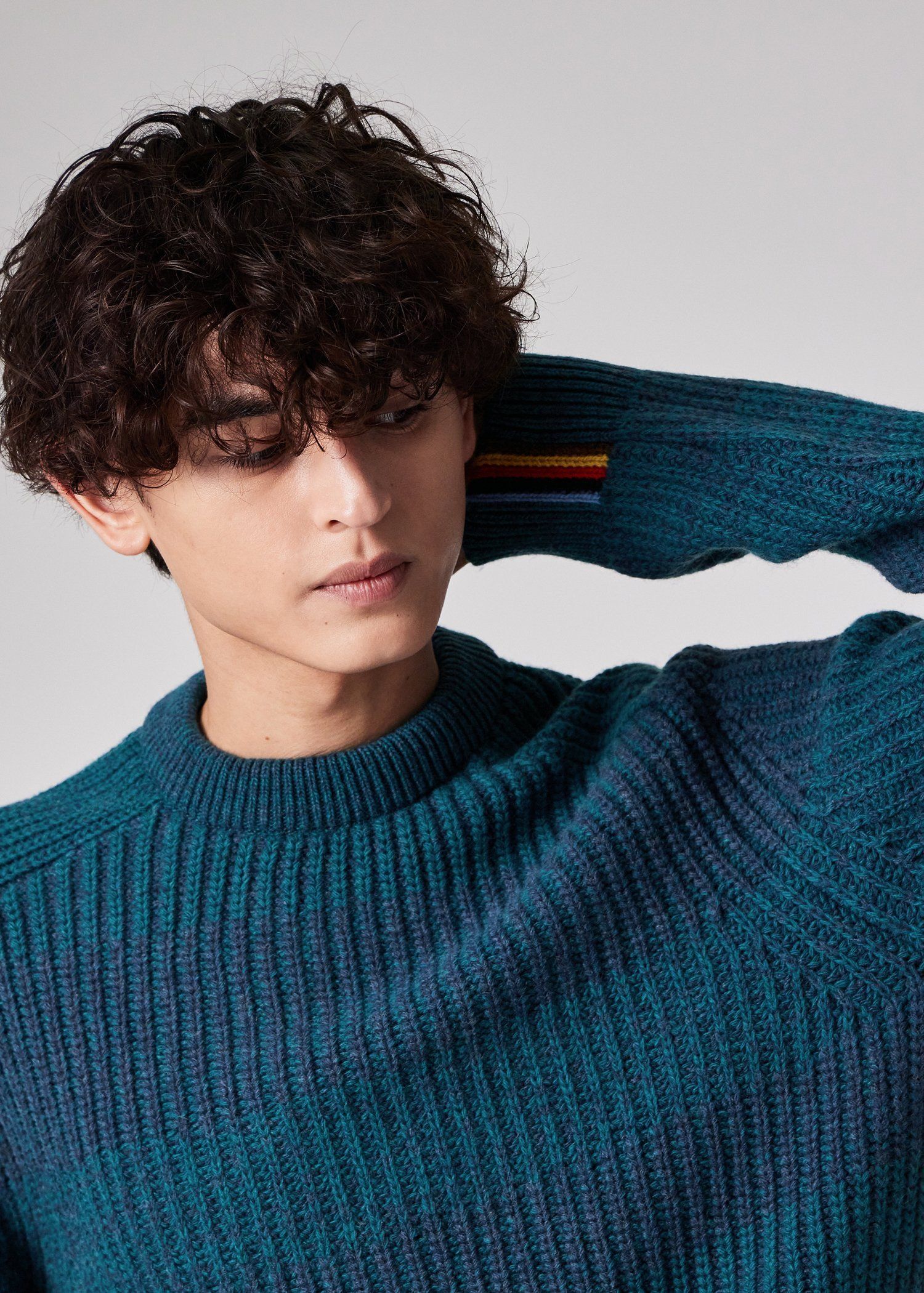 "Paul Smith Loves Barbour" サドルクルーネックセーター