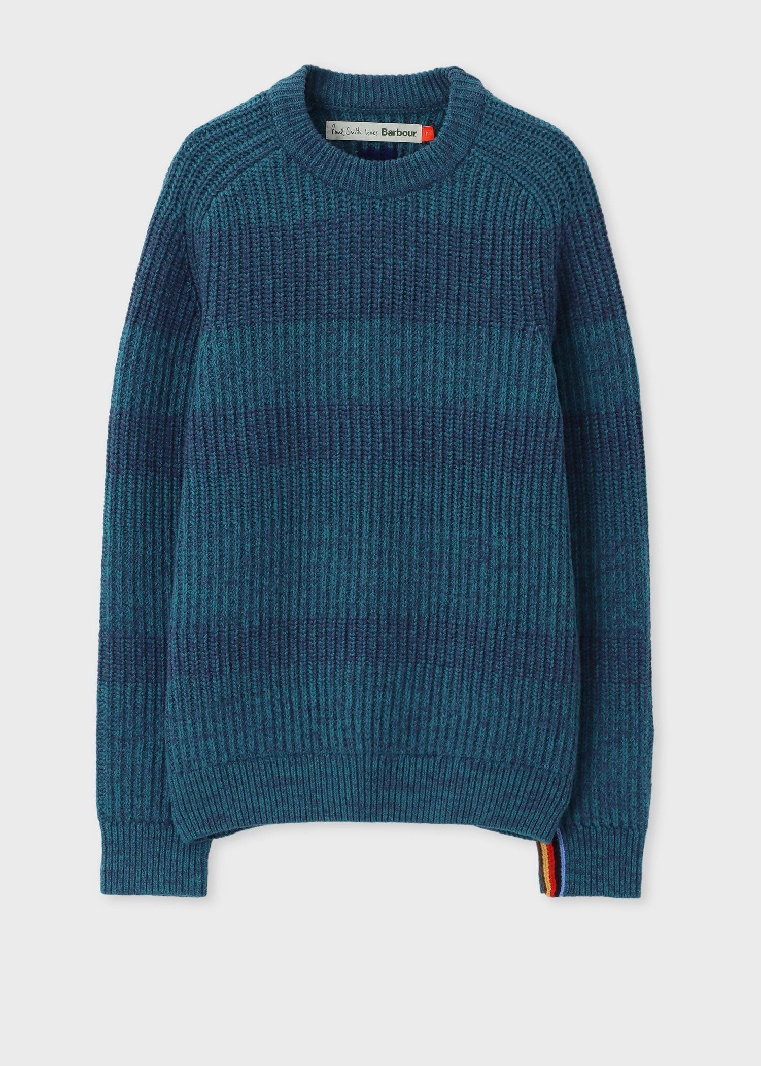 "Paul Smith Loves Barbour" サドルクルーネックセーター
