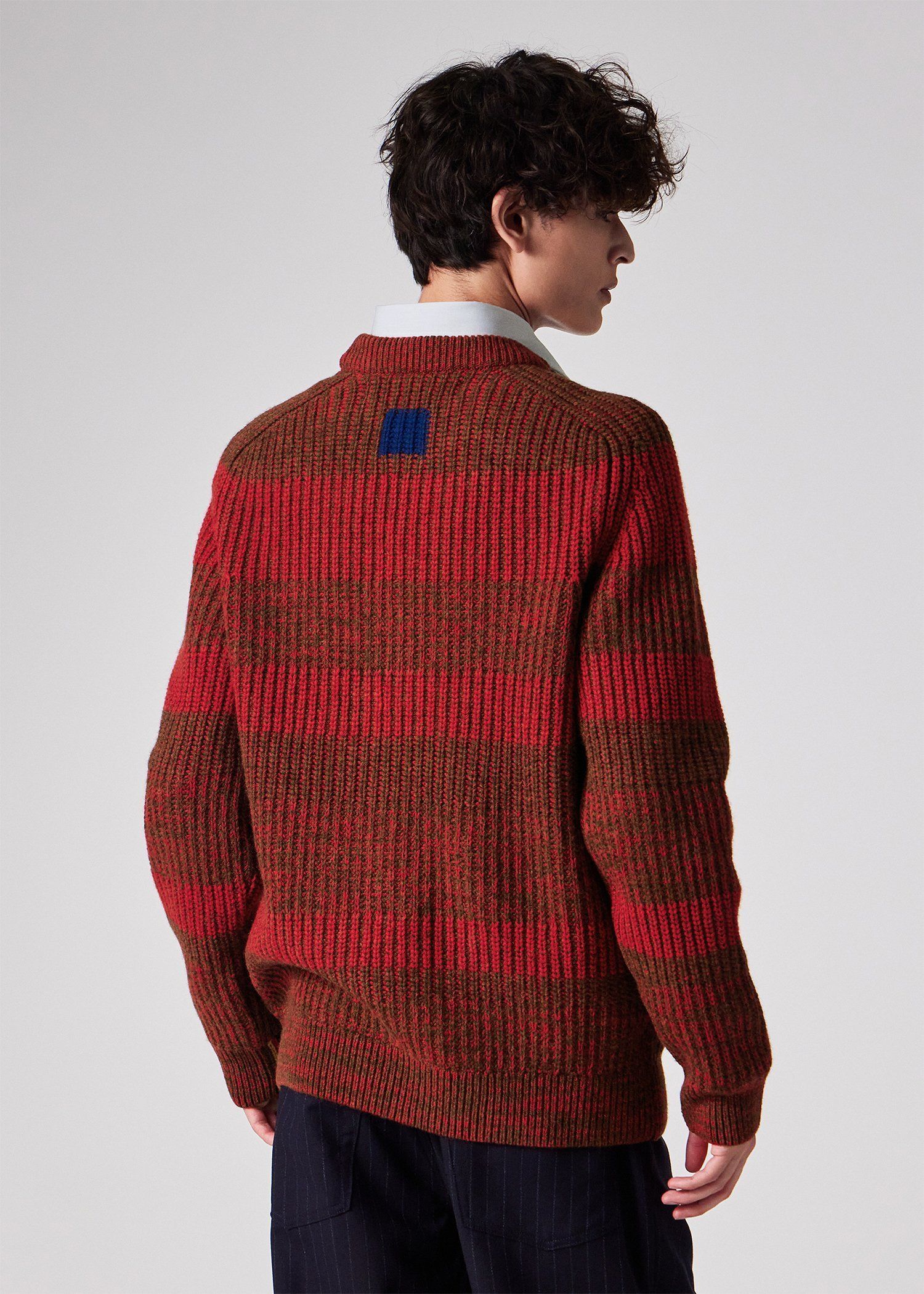 "Paul Smith Loves Barbour" サドルクルーネックセーター