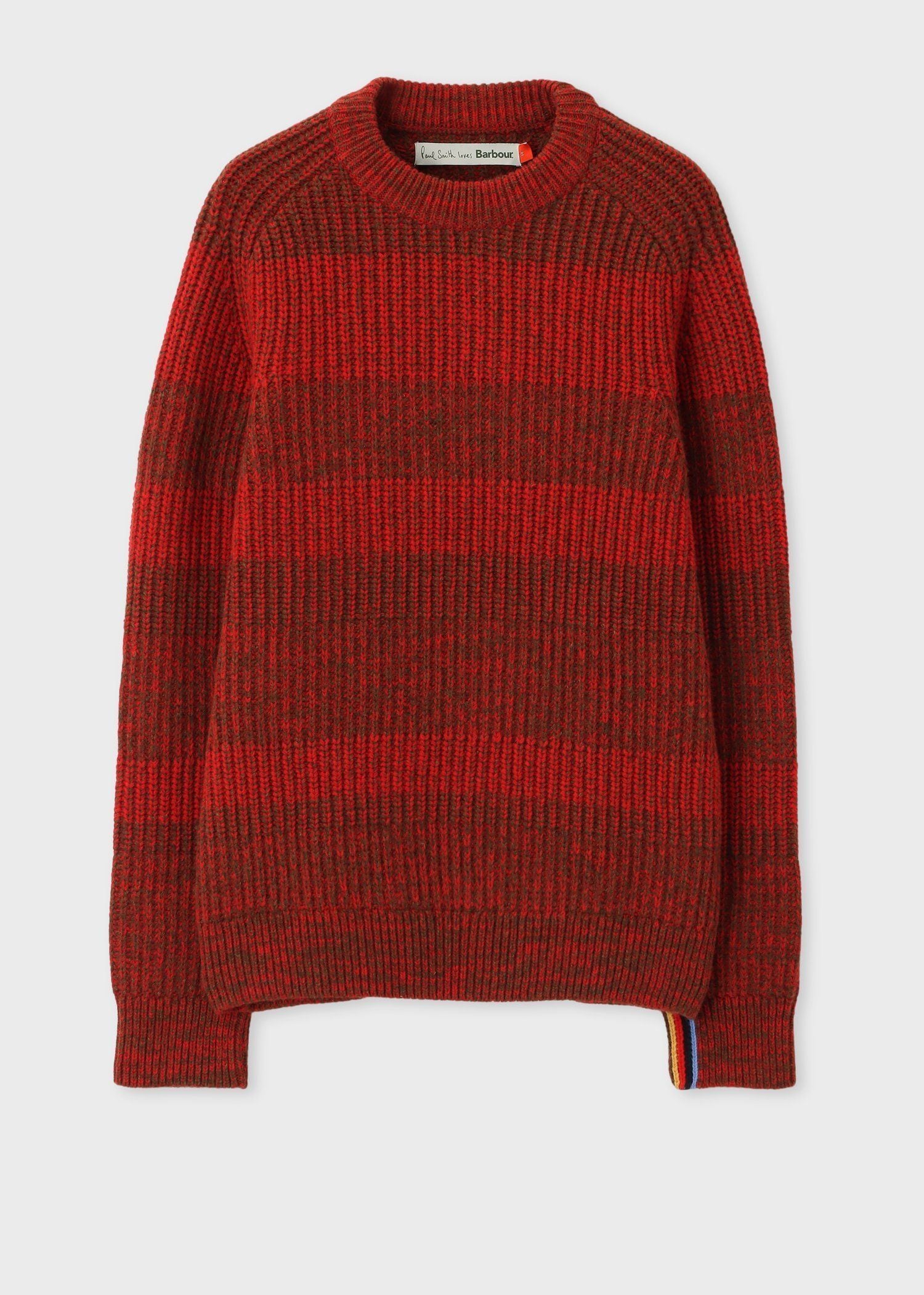"Paul Smith Loves Barbour" サドルクルーネックセーター