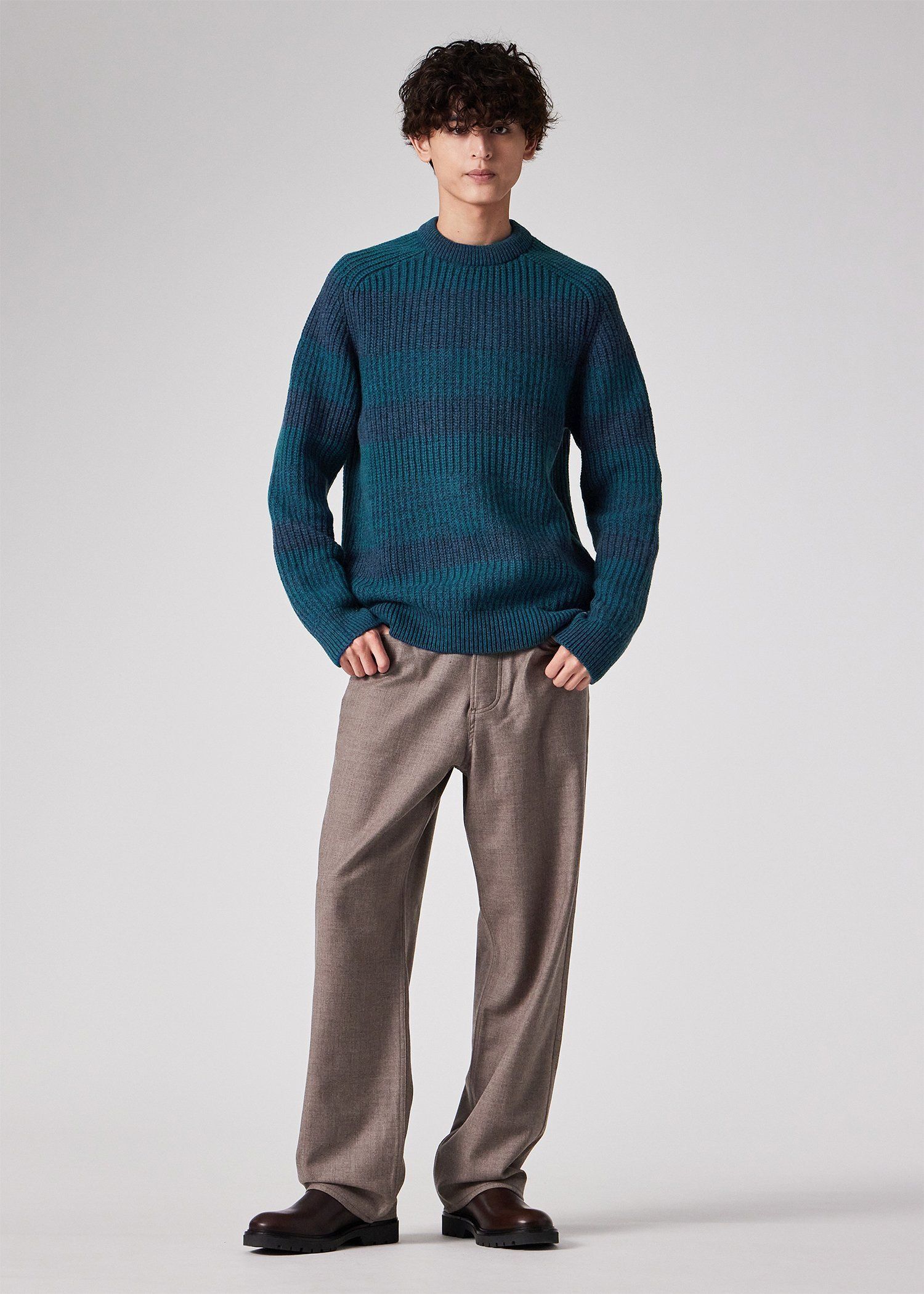 "Paul Smith Loves Barbour" サドルクルーネックセーター
