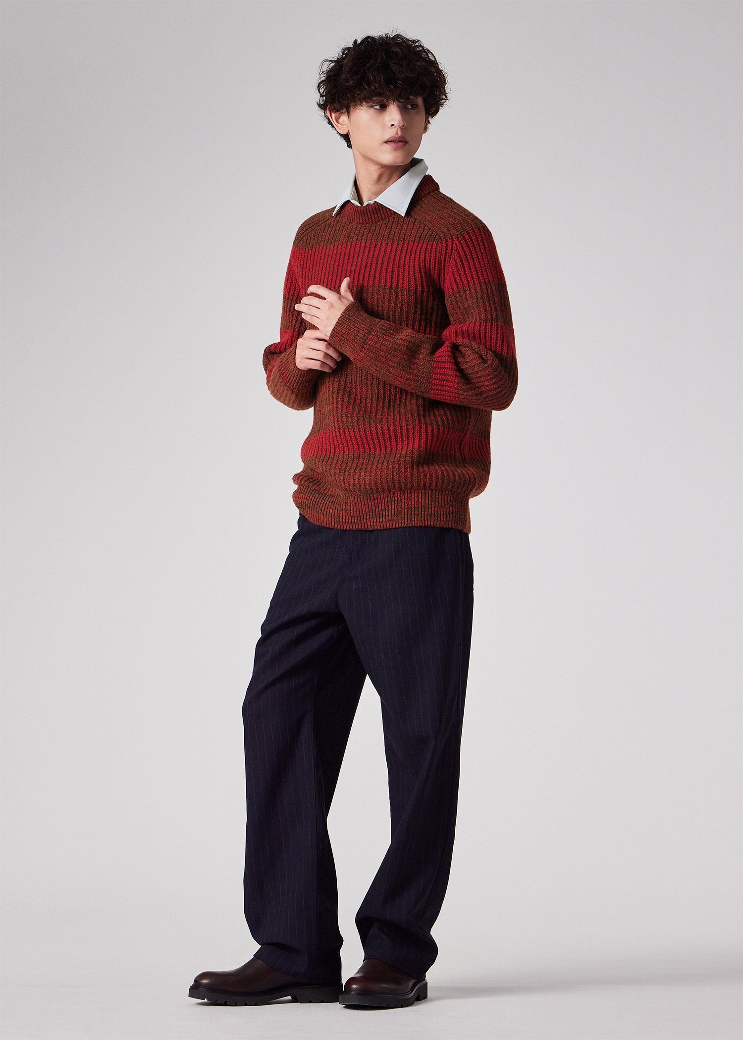 "Paul Smith Loves Barbour" サドルクルーネックセーター