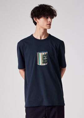 "Paul Smith Loves Barbour" プリント Tシャツ