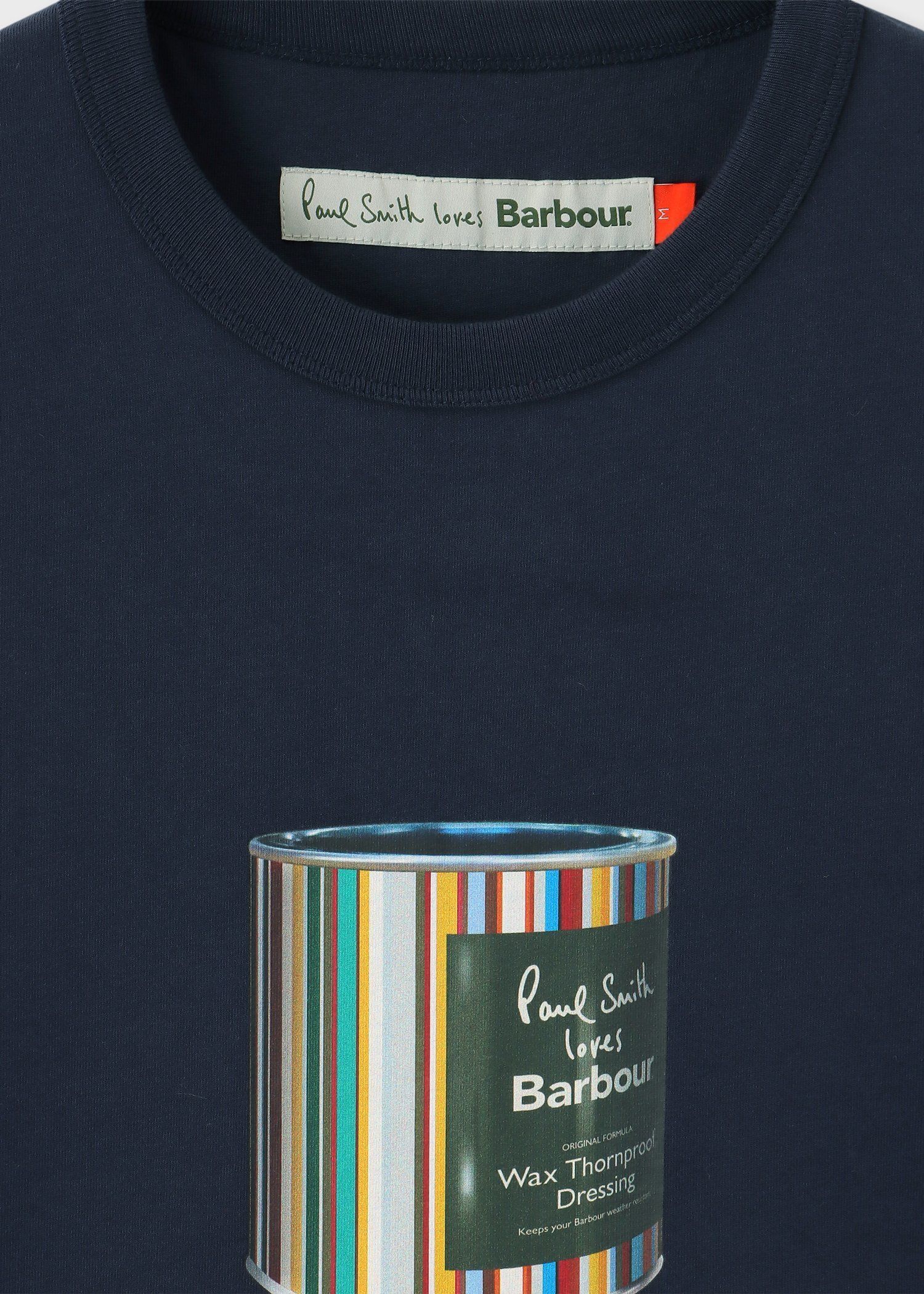 "Paul Smith Loves Barbour" プリント Tシャツ