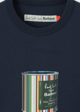 【新品・未使用・限定品】Paul Smith × Barbour Tシャツ L Barbour PAUL SMITH LOVES BARBOUR T-SHIRT UNISEX - Print T