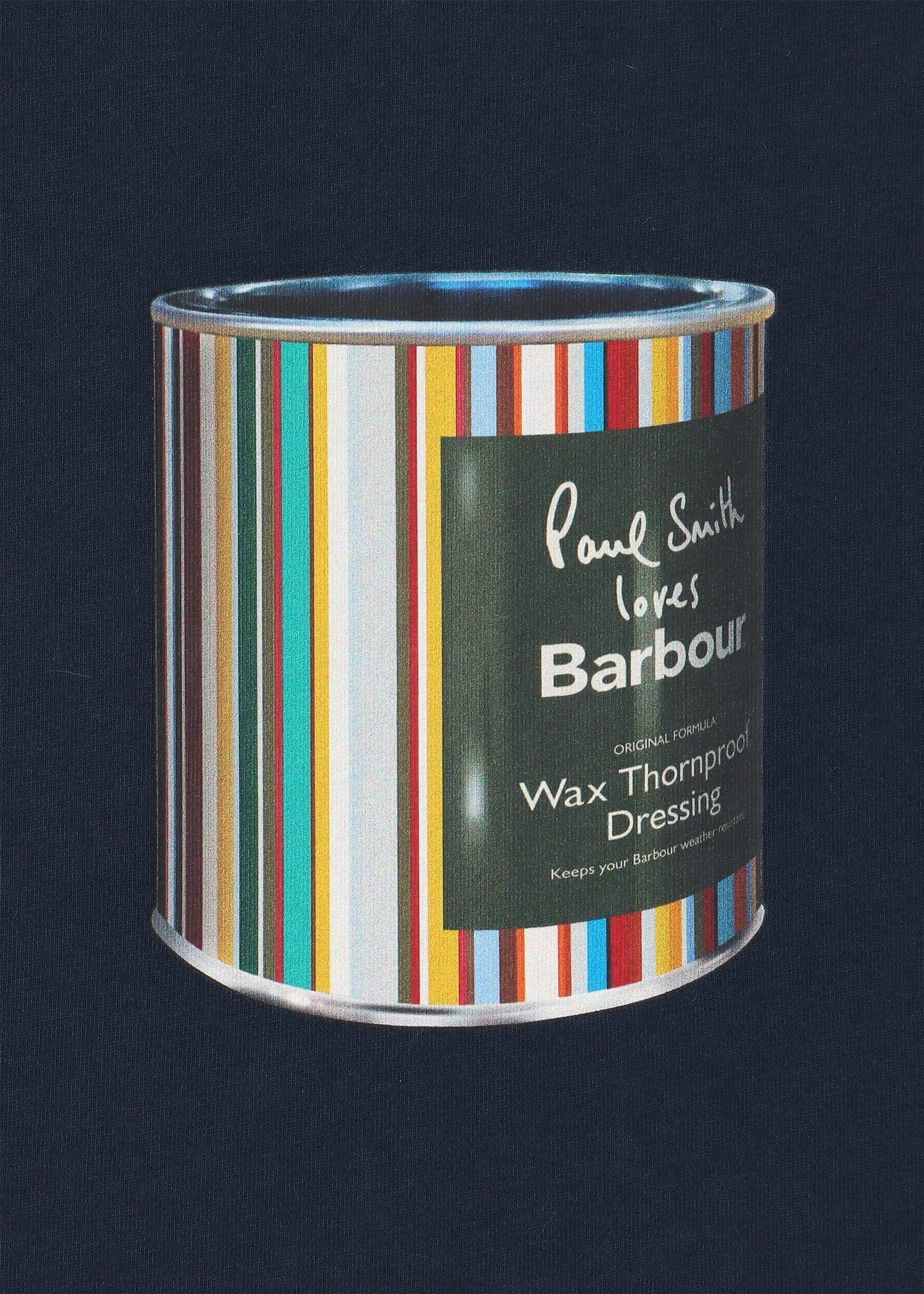 "Paul Smith Loves Barbour" プリント Tシャツ