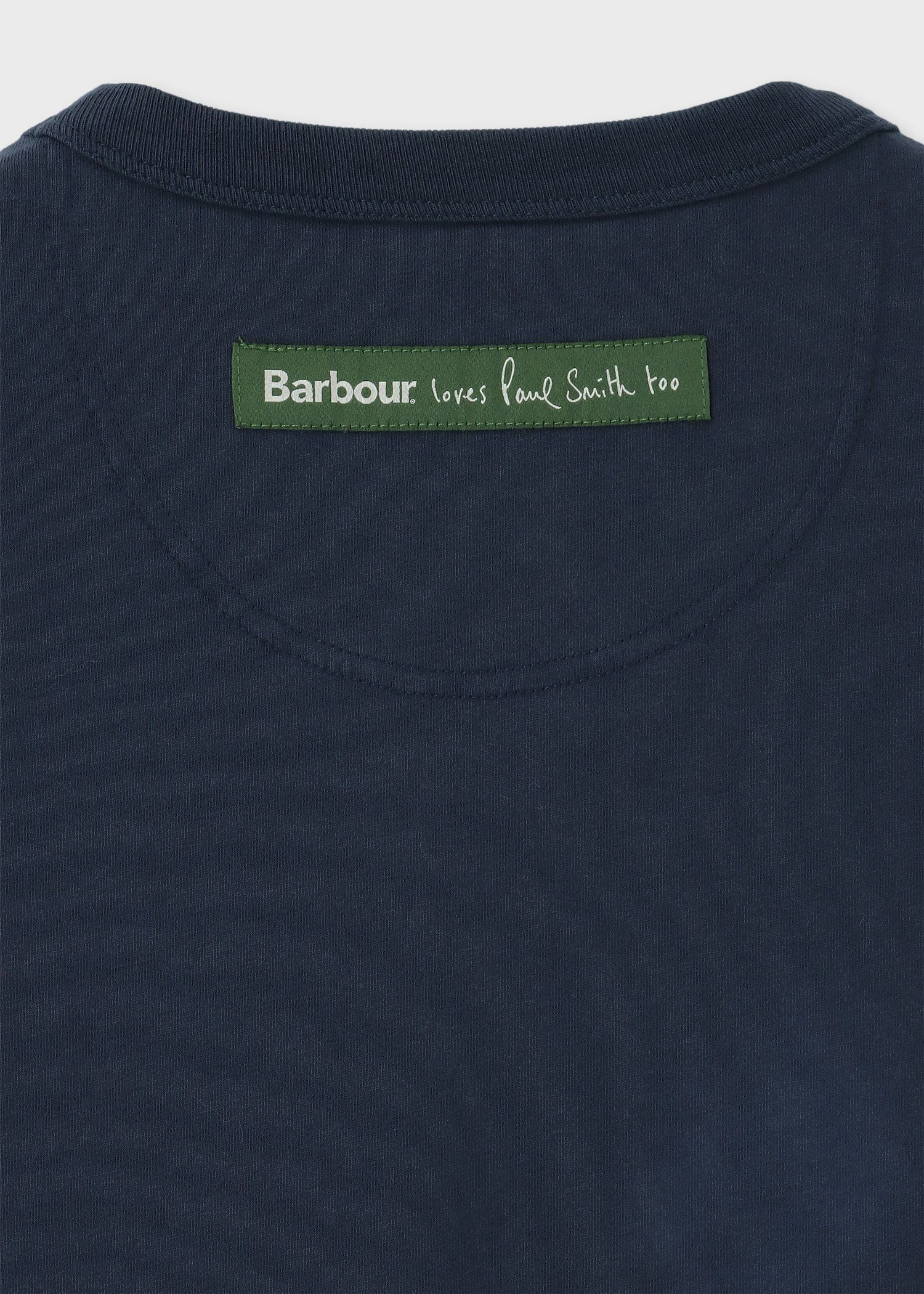 "Paul Smith Loves Barbour" プリント Tシャツ