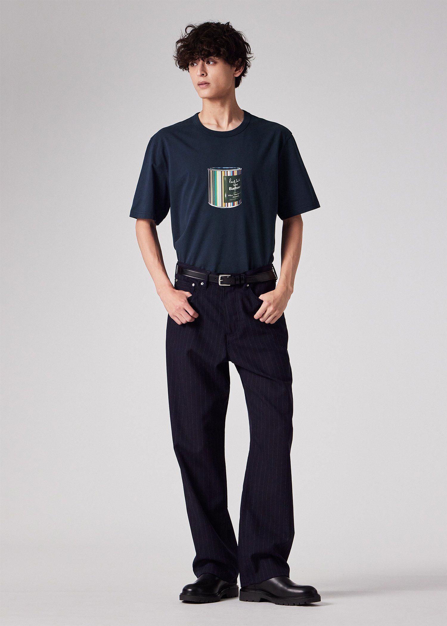 "Paul Smith Loves Barbour" プリント Tシャツ