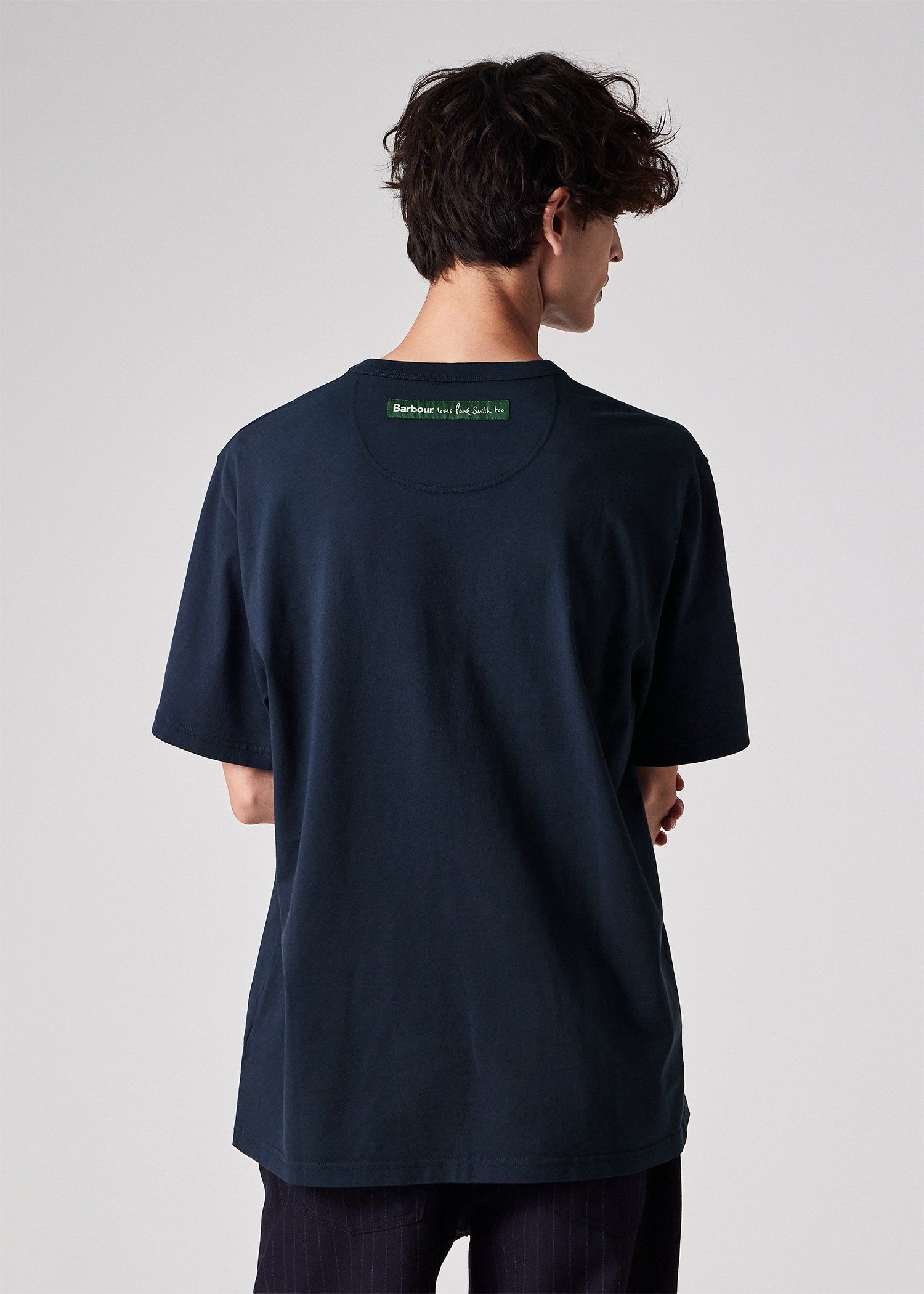 "Paul Smith Loves Barbour" プリント Tシャツ