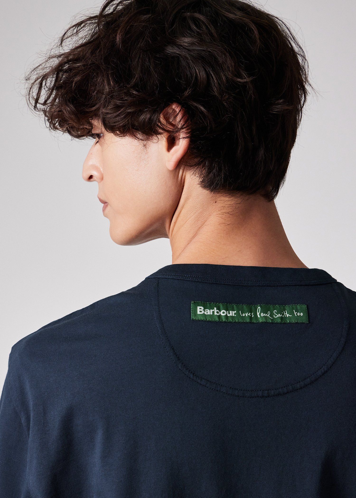 "Paul Smith Loves Barbour" プリント Tシャツ